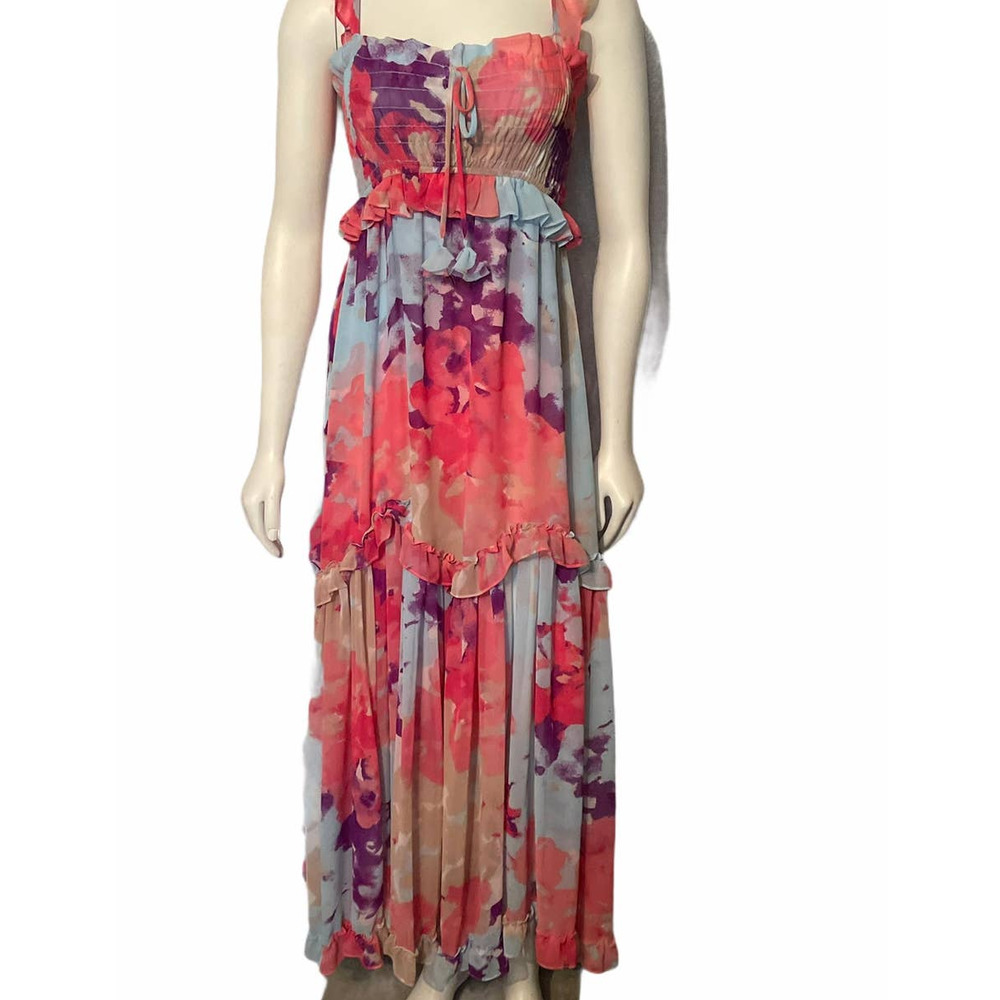 MISA Los Angeles floral maxi dress XS‎ NWT, easter dress, wedding guest